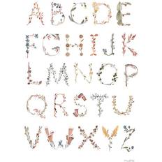 Børneværelse Mushie ABC plakat - Large 50
