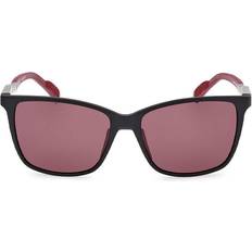 Solglasögon adidas Sport Unisex Sonnenbrillen Plastik - Schwarz/Rot