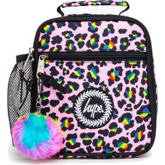 Pink Lunch Boxes Hype Rainbow Leopard Lunch Box