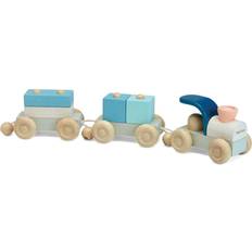 Plantoys Stabellegetøj Plantoys Trælegetøj Stable-Tog Træ OneSize Stablelegetøj