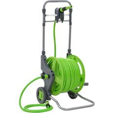 Green Hose Hanger Sets vidaXL Water Hose Reel with Wheels 174.6 +6.6