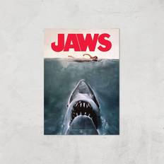Paper Framed Art Universal Studios Jaws Giclee Art Print A4 Framed Art