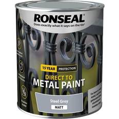 Ronseal Direct to Metal Paint - Steel Gray