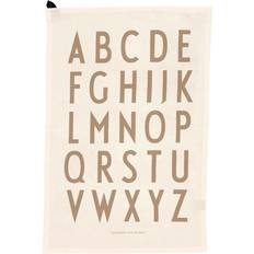 Design Letters Klassisk A-Z Viskestykke 2 Stk Viskestykke Beige, Hvid (60x)