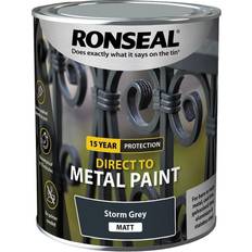 Ronseal Direct to Metal Paint - Storm Matt Gray