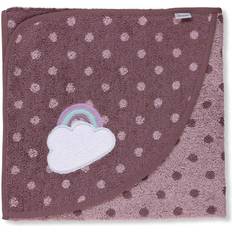 Paars Babyhanddoeken Sterntaler Badhanddoek Pauline licht paars 100 x 100 cm Roze/lichtroze 100x100 cm