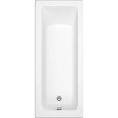 Cooke & Lewis Arezzo Acrylic Straight 0 Tap Hole Bath L1700mm