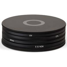 62mm filter (62mm) Urth UV, CPL, ND64, Soft Grad ND8 Lens Filter Kit