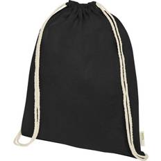 Bullet (One Size, Solid Black) Orissa Organic Cotton Drawstring Bag