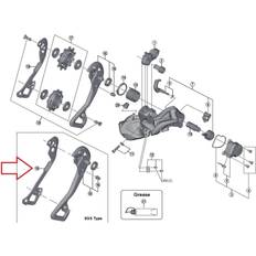 Shimano xtr bagskifter Shimano Inderplade RD-M9050 SGS XTR bagskifter