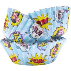 Multicoloured Tins PME Comic Book Muffin Case 5 cm