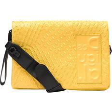 Desigual Magna Dortmund yellow crossbody bag with flap, Yellow