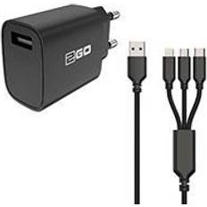 USB Lader Multikabel (Lightning/Micro USB/USB-C)
