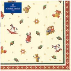 Beige Platos, Tazas y Cubiertos Villeroy & Boch 20 Servilletas Winter Specials 33x33 cm Toys