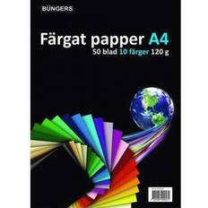 120g a4 Büngers Färgat papper A4 120g sorterat