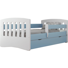 Lits bébé Lit Classic 1 Bleu Tiroir Et Matelas Inclus 180/80