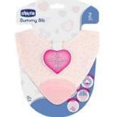 Chicco 2M bib/teether pink