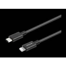 Usb-c Lightning Cable, Mfi, 20cm, Black