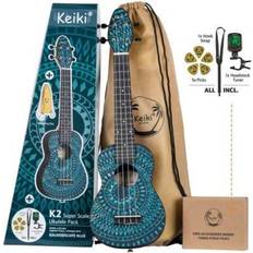 Ortega keiki Ortega K2SS-BKC Keiki Sopran Pack Blue Kaleidoscope