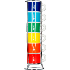 Bialetti Color 6 Stk Farver