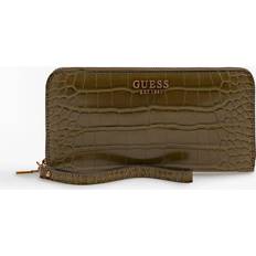 Guess Laurel Croc Print Maxi Wallet