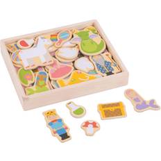 Legetøj Bigjigs Magnetiske Motiver i træ Fantasy