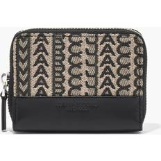 Wallets & Key Holders Marc Jacobs The Zip Around Monogram Compact Wallet - BEIGE