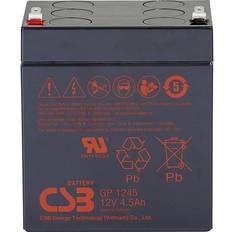 Batteri 12v 4.5 ah CSB Battery GP 1245 Standby UPS GP1245F1 Blybatteri 12 V 4,5 Ah Blyfilt (B x H x D) 93 x 108 x 70 mm Plattkontakt 4,8 mm, plattkontakt 6,35 mm Underhållsfritt