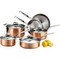 Lagostina Martellata Cookware Set with lid 10 Parts