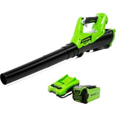 Cordless leaf blower Greenworks Tools 40V (110 MPH 390 CFM) Cordless Axial Blower, 2.5Ah Battery and Charger Included