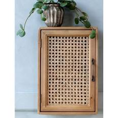 Fransk flet Chic Antique Nøgleskab Med Låge H39/L27/B7,5 cm