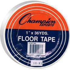 White Exercise Mats & Gym Floor Mats Champion Sports Floor Tape, 1" x 36 yds