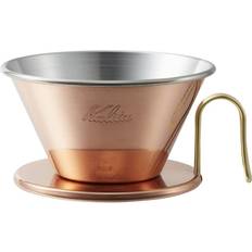 Porte-filtres Kalita Carita Goutte À Café En Cuivre Fabriqué Au Japon Deux À Quatre Personnes Pour TSUBAME Kalita WDC-185#