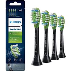 Sonicare Genuine W3 Premium White Replacement Toothbrush Heads, 4 Brush