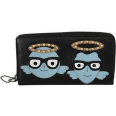Dolce & Gabbana Læder Lynlås Pengepung Sort/Blå