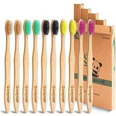 Dental Care Goaycer Bamboo Toothbrushes Medium Bristles Family Eco