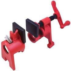 Bessey 3/4" Pipe, 1-11/16" Throat Depth, 1-11/16" Clamp Face, Pipe Clamp Screw Clamp