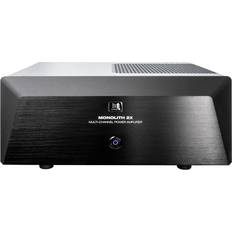 Monoprice Monolith 2x200 Watts Per Channel Two Channel Home Theater Stereo Power Amplifier with XLR Inputs Black