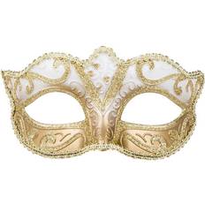 Carnaval Oogmaskers Boland Felina goud masker