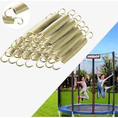 Trampolines Arebos Set de ressorts pour trampoline longueur 165mm,Ø largeur 22mm,Ø épaisseur 3mm acier inoxydable
