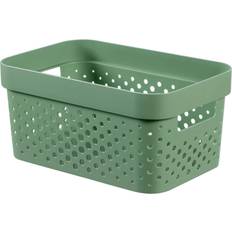 Vert Paniers à linge Curver Infinity Recycled Box 4,5l Dots Vert26x17,5xh12,3 cm