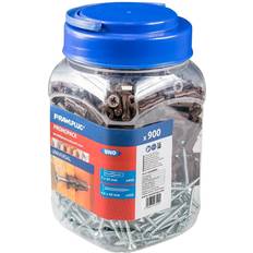 Rawlplug 73181499 Uno Multi Purpose Brown Plugs with Screws 450pcs 30x7mm