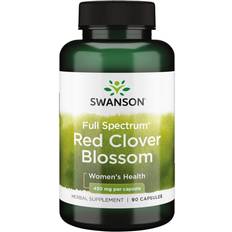Rødkløver Vitaminer & Mineraler Swanson Rødkløverblomst 430 mg 90 Kapsler 90 stk