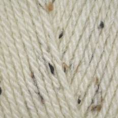 SIRDAR Aran Tweed Wool White/Brown