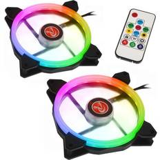 Rgb fans Raijintek IRIS 14 Rainbow RGB LED-Lüfter, 2er