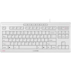 Cherry Hvid - Mekanisk Tastaturer Cherry Jk-8600eu-0 Stream Tkl Keyboard