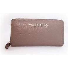 Beige Portafogli Valentino Bags Divina Zip Around Purse - Taupe, Taupe, Women