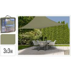 ProGarden Toile d'ombrage 3x3 m Vert Carré