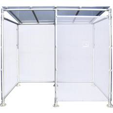 Flügeltore Raucherunterstand ECO 2506 mm Silber Procity