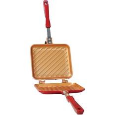 Toastmaskine Red Copper toastmaskine Flipwich stål rød